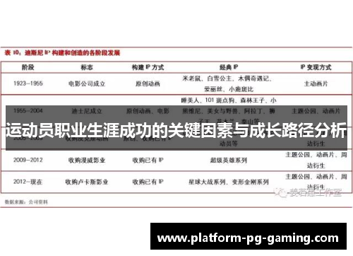 运动员职业生涯成功的关键因素与成长路径分析